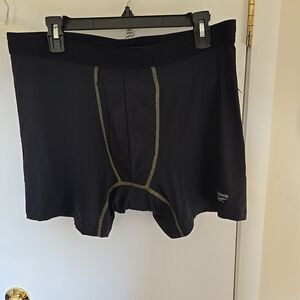 Reebok Men's Black Boxer Briefs 2XL Performance Pouch New
